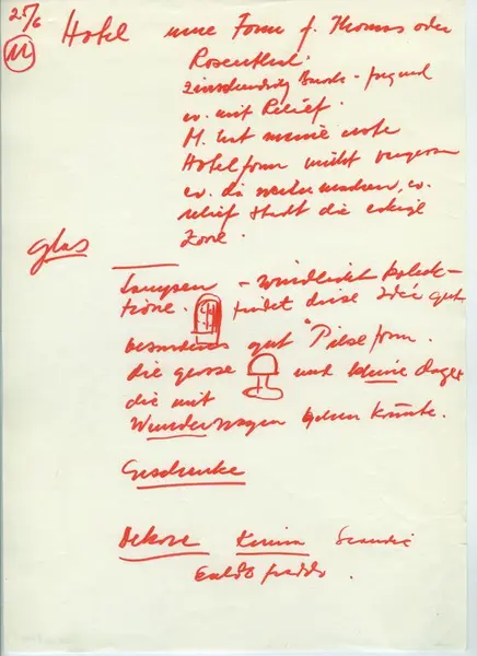 Glas och porslin [skiss]