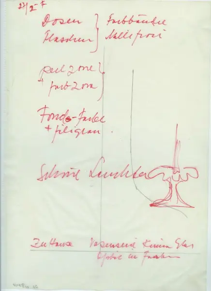 Glas och porslin [skiss]