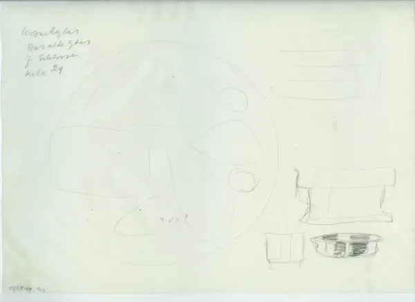 Glas och porslin [skiss]