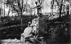 Franzén-monumentet i stadsparken.