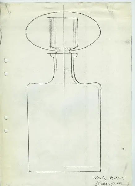 Glasföremål [skiss]