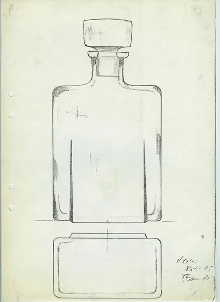 Glasföremål [skiss]
