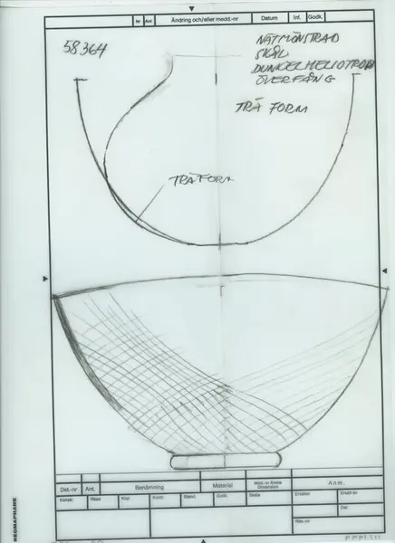 Glasföremål [skiss]