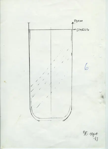 Glasföremål [skiss]