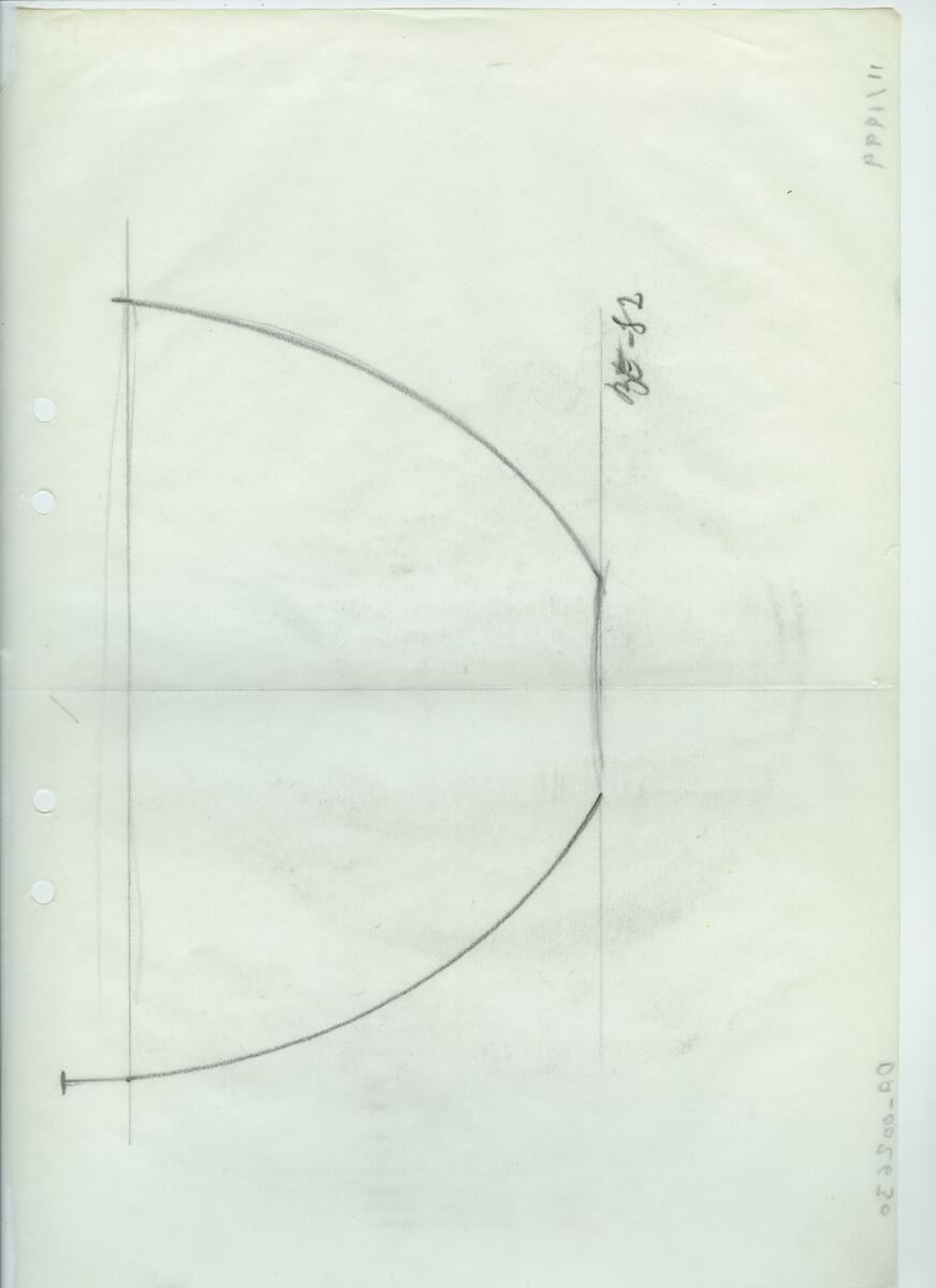 Materialet innehåller skisser till vaser, skålar, ljusstakar m.m.