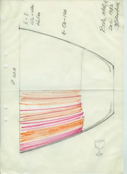 Glasföremål [skiss]