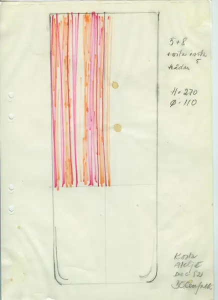 Glasföremål [skiss]