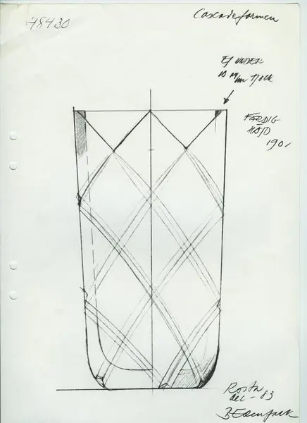 Glasföremål [skiss]