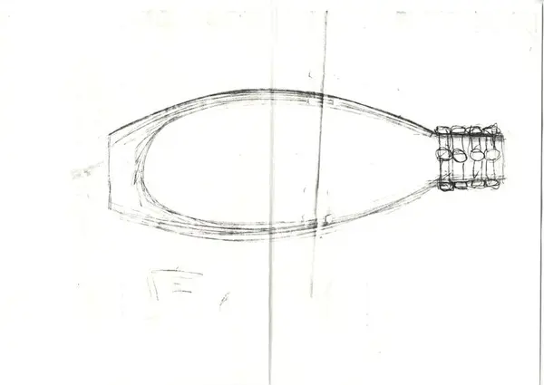 Glasföremål [skiss]
