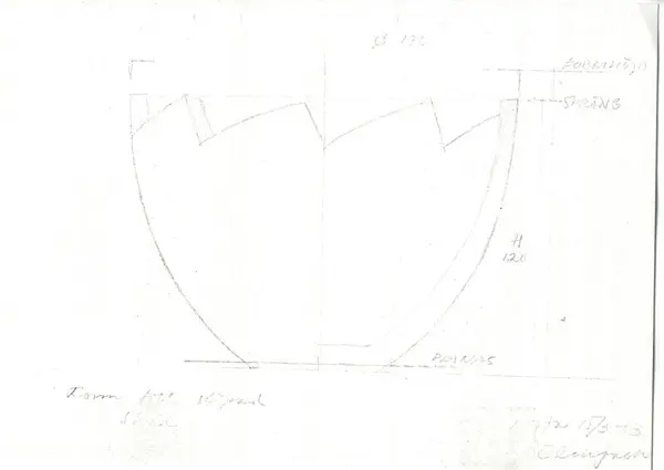 Glasföremål [skiss]