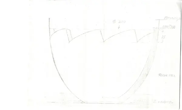 Glasföremål [skiss]