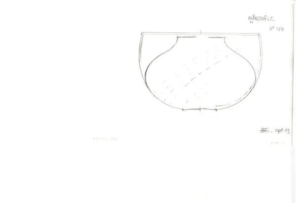 Glasföremål [skiss]