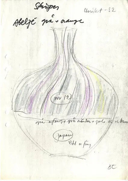 Glasföremål [skiss]