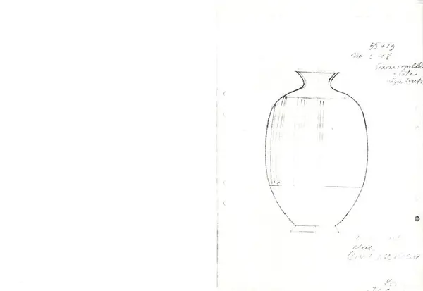 Glasföremål [skiss]