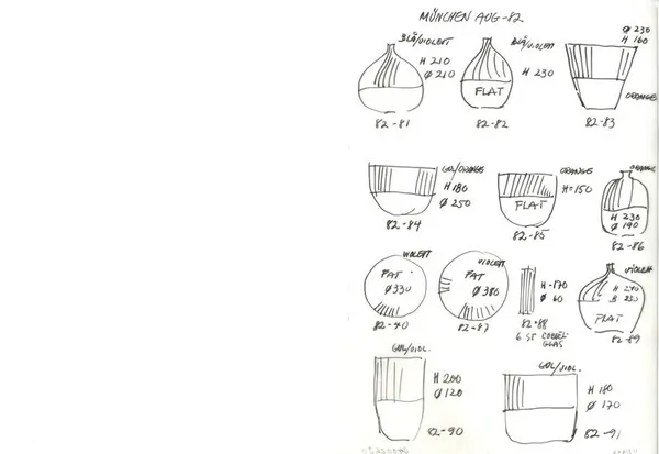 Glasföremål [skiss]