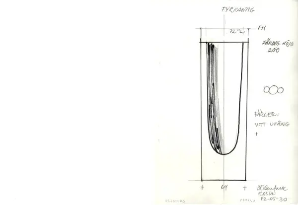 Glasföremål [skiss]