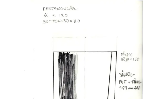 Glasföremål [skiss]