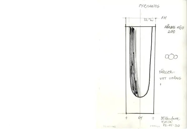 Glasföremål [skiss]