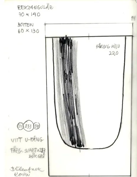 Glasföremål [skiss]