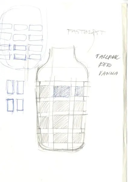 Glasföremål [skiss]