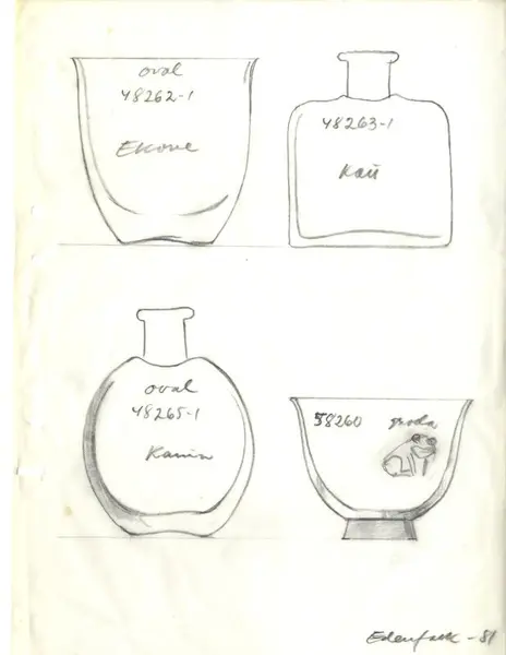 Glasföremål [skiss]