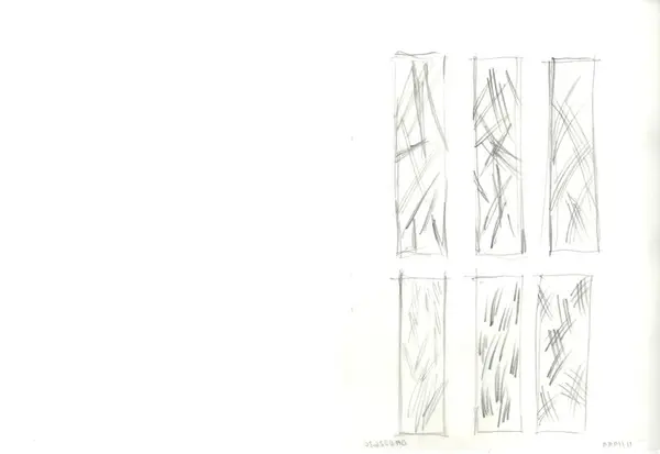 Glasföremål [skiss]