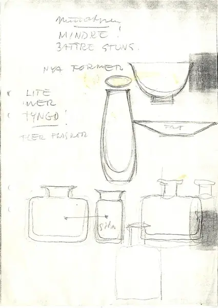 Glasföremål [skiss]