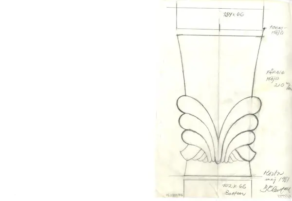 Glasföremål [skiss]