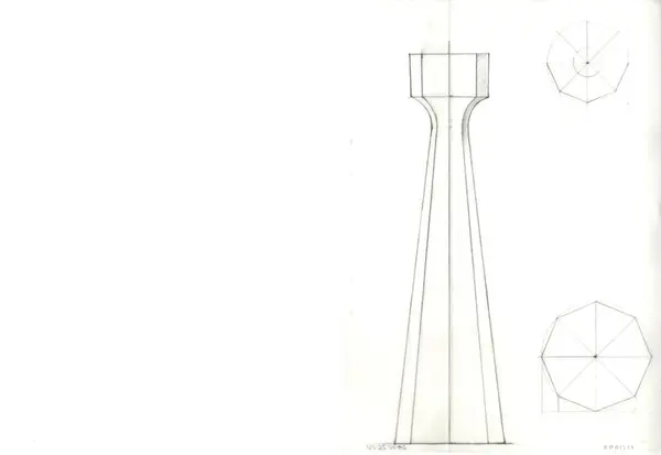 Glasföremål [skiss]