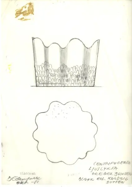 Glasföremål [skiss]