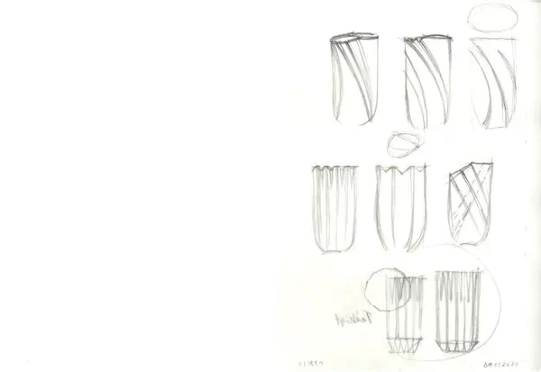 Glasföremål [skiss]