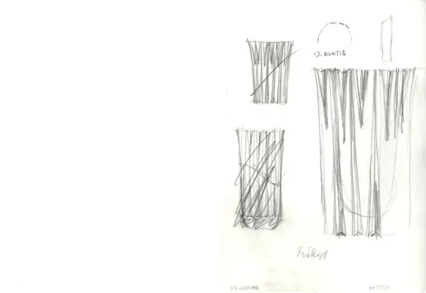 Glasföremål [skiss]