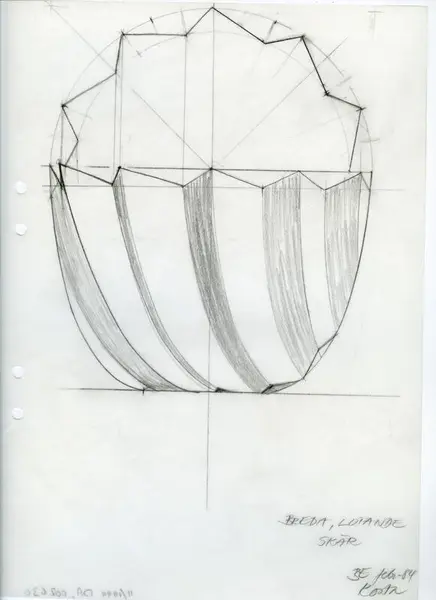 Glasföremål [skiss]