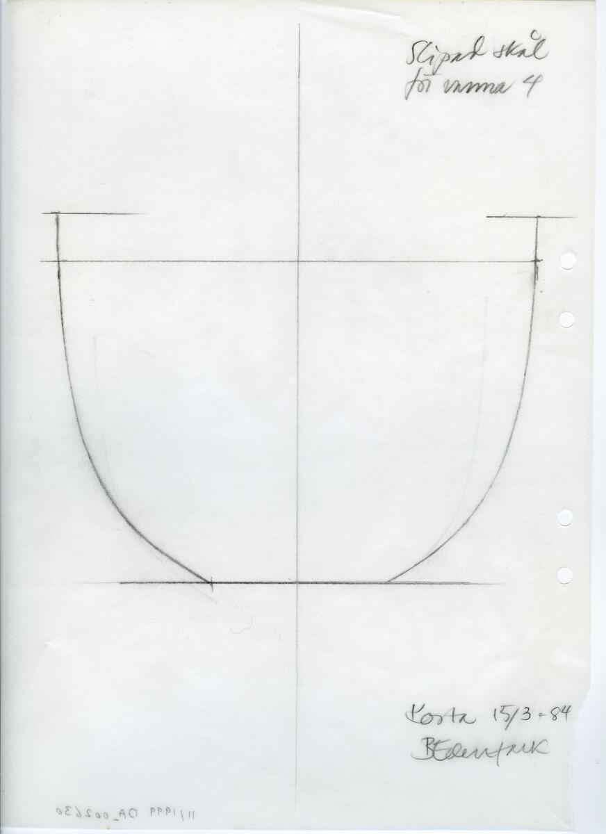 Materialet innehåller skisser till vaser, skålar, ljusstakar m.m.