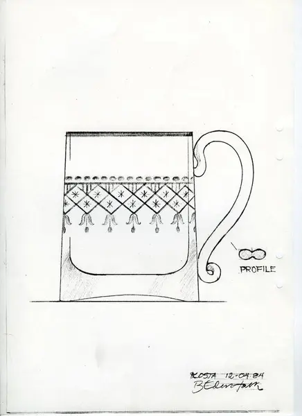 Glasföremål [skiss]