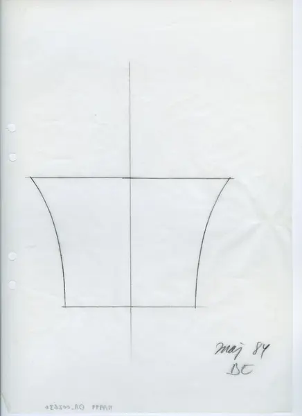 Glasföremål [skiss]