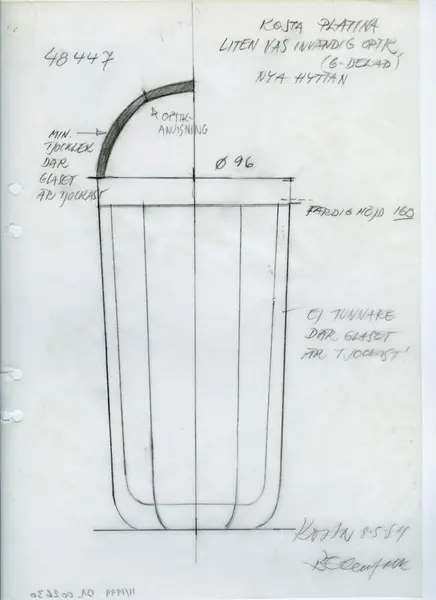 Glasföremål [skiss]