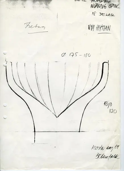 Glasföremål [skiss]