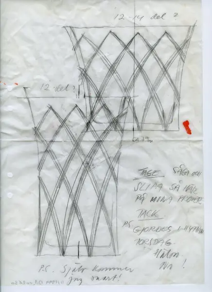 Glasföremål [skiss]