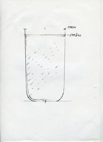 Glasföremål [skiss]