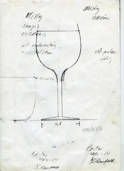 Glasföremål [skiss]