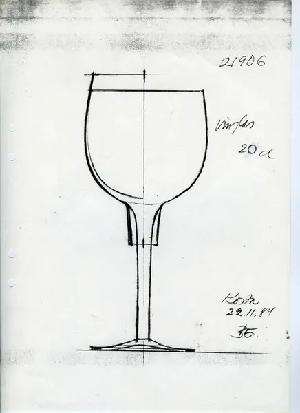 Glasföremål [skiss]