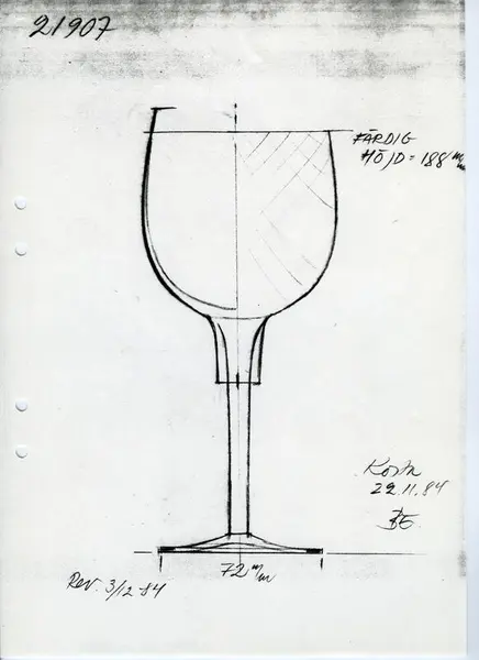 Glasföremål [skiss]