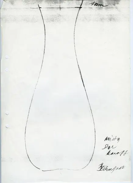 Glasföremål [skiss]