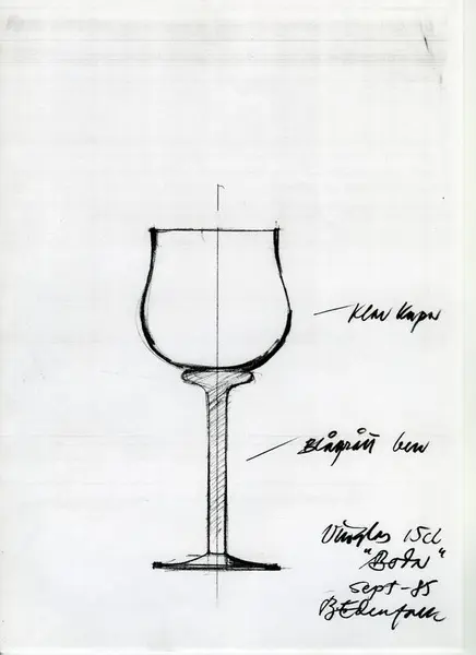 Glasföremål [skiss]