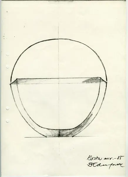 Glasföremål [skiss]