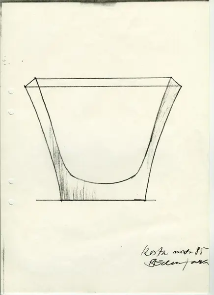 Glasföremål [skiss]