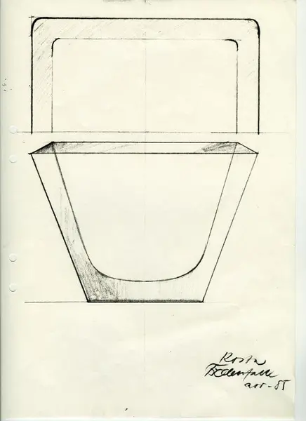 Glasföremål [skiss]