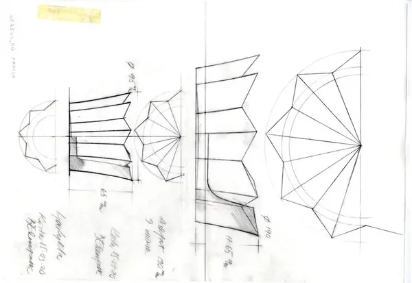 Glasföremål [skiss]