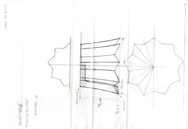 Glasföremål [skiss]
